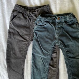 Bundle Zara boys pants corduroy tweed
